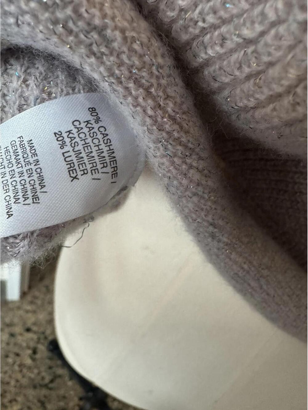Brodie Light Pink Cashmere Sweater Sz M - Picture 9 of 10